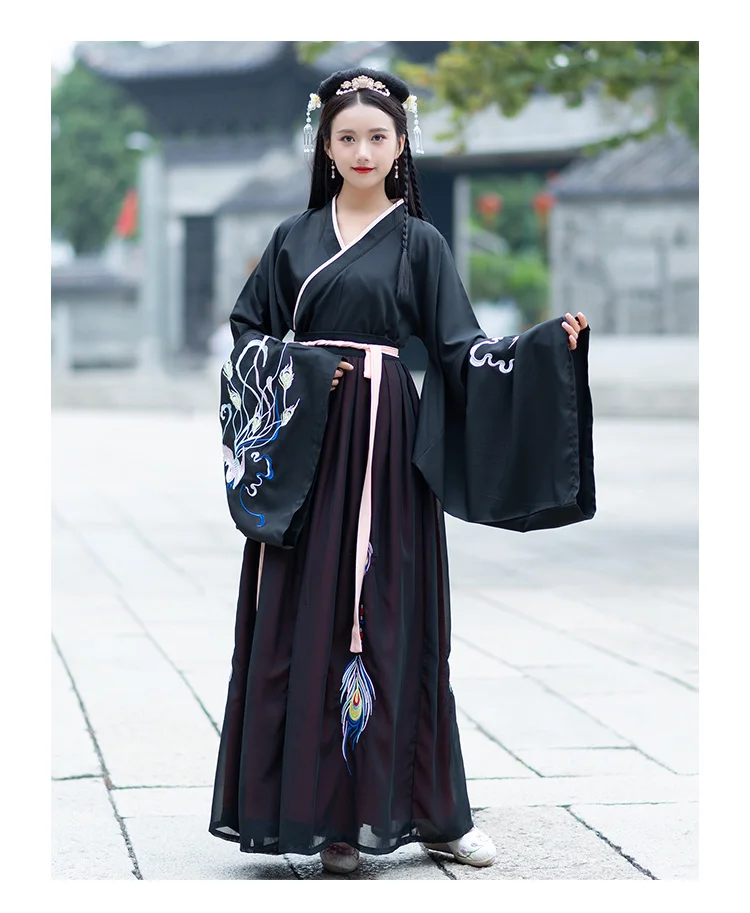 Женский танцевальный костюм Hanfu, наряд для женщин, костюм династии Цин, китайский костюм, восточное платье, традиционная китайская одежда DL3755