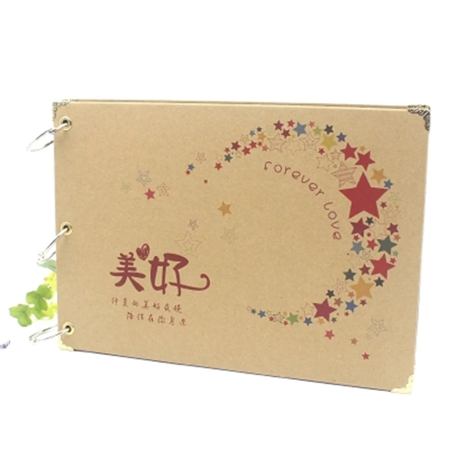 

Couple DIY Photo Album Scrapbook Handmade Commemorative Diary Baby Book Memories Scrapbooking Fotoalbum Plakboek Scrap Kids 699