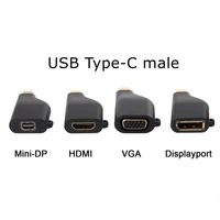 usb c type c male to hdmi compatible vga dp mini dp displayport female converter adapter connector 4k 2k with chain