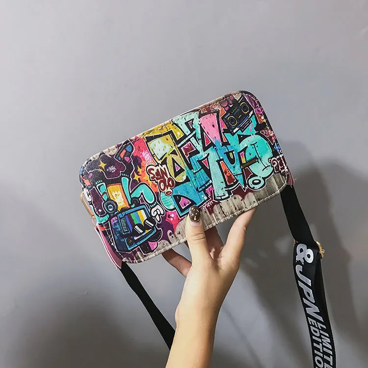 Сумки для женщин дизайнерская модная сумка мессенджер с диким принтом маленькая