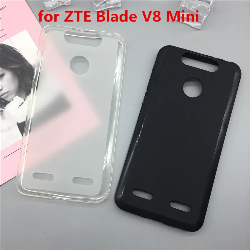 Мягкий силиконовый чехол для телефона ZTE Blade V8 Mini Роскошные ТПУ чехлы защитный с