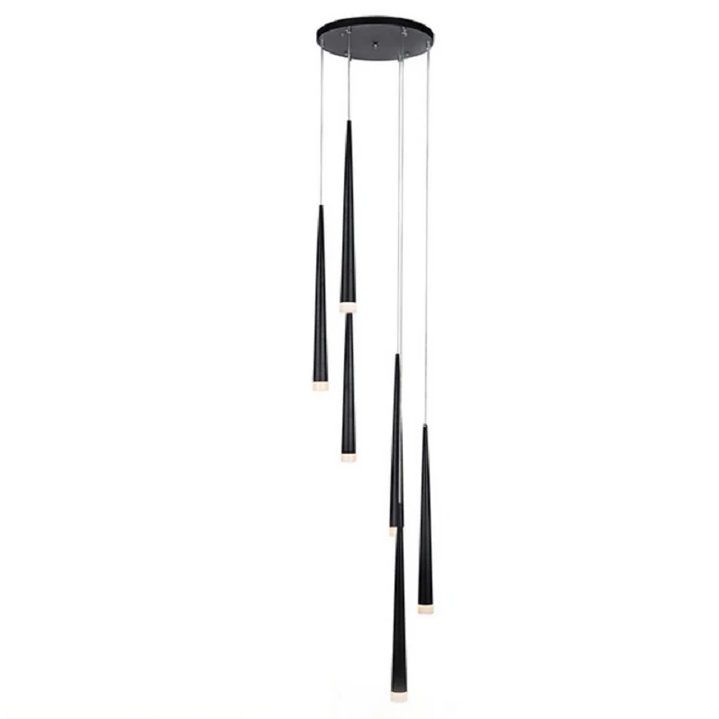 

Modern Nordic Pendant Lights simple White Black metal lampshade acrylic cover hanging Lamp Home Light Kung E27 bulb Suspension