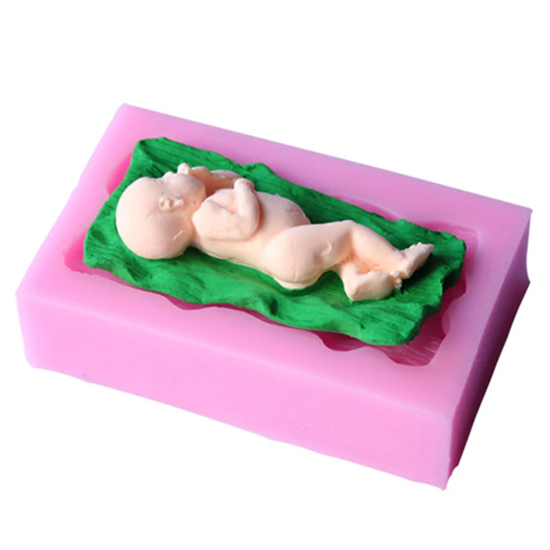 

1 шт. 3D детская форма для торта, инструменты для украшения тортов, искусственная силиконовая форма для помадки, силиконовые инструменты для ...