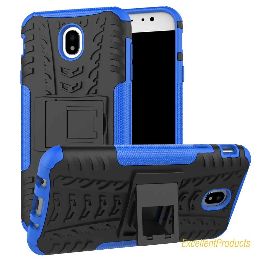 For Samsung J7 2017 J730F Cover Soft Silicon &amp Hard Plastic Skin Case Telefono etui with Holder Stand | Мобильные телефоны и