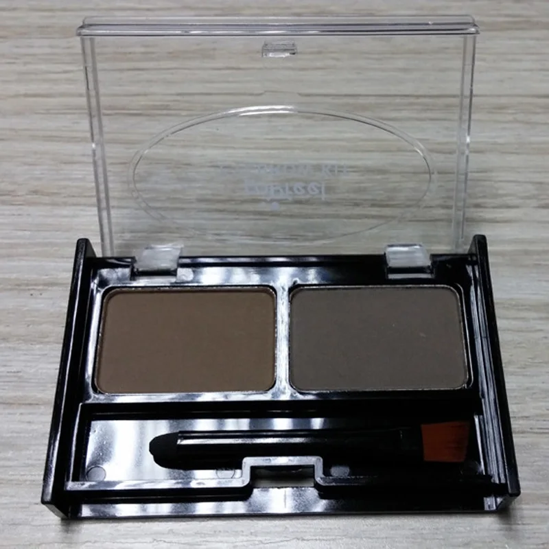 2 цвета смешанный натуральный порошок для бровей усилитель тени макияжа век с