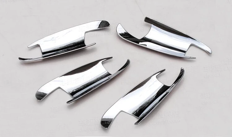 TTCR-II New Chrome Door Handle Cup Bowl Cover Trim For Mercedes Benz GLK300 260 GLK200 2013-2015 Car Stickers Chromium Styling | Автомобили