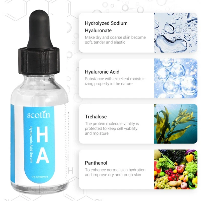 30ml Essence Hyaluronic Acid Serum Moisturizing Whitening Lifting Firming Anti-Aging Face Skin Care | Красота и здоровье