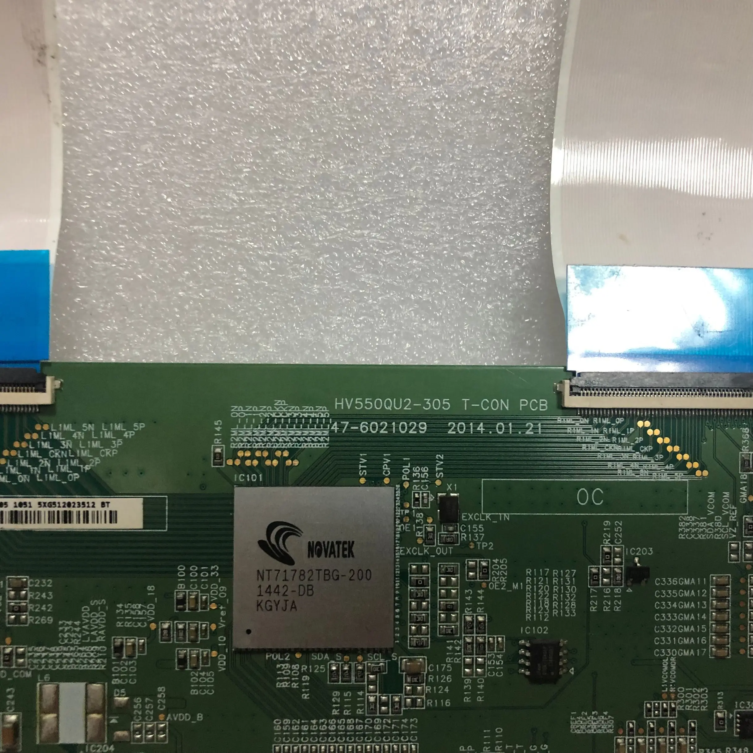 Бесплатная доставка оригинальный 100% тест для BOE HV550QU2 305 T con PCB 47 6021029 логическая