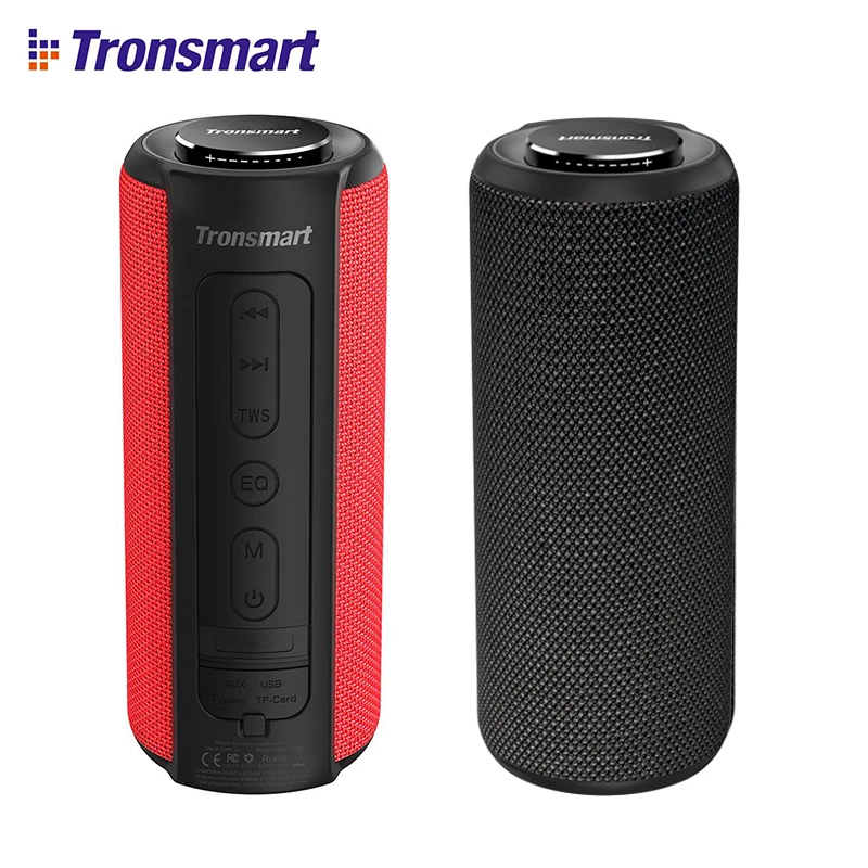 Tronsmart T6 плюс Bluetooth динамик 3D глубокий бас Саундбар 5 0 IPX6 Водонепроницаемый 40 Вт
