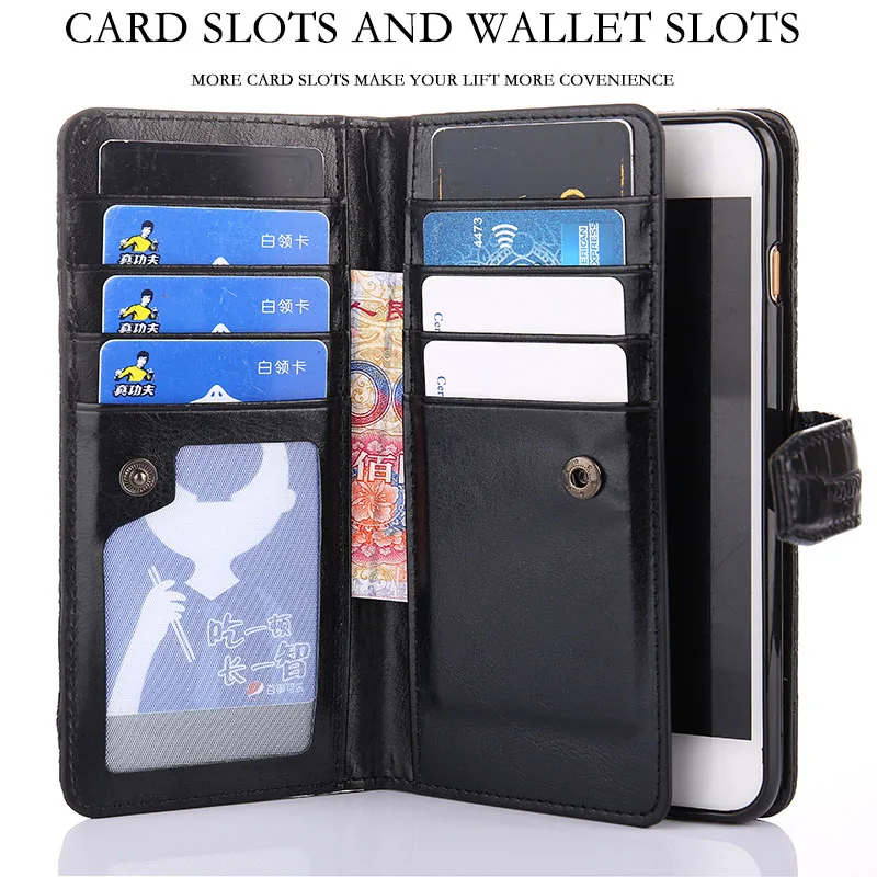 Luxury Leather Case For Samsung Galaxy A5 2017 A520 Flip Cover Multifunction Phone Cases A7 A720 2018 A750 | Мобильные телефоны и