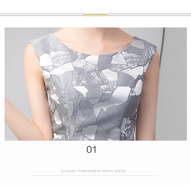 Robe de soiree, новинка, элегантное короткое вечернее платье с узором, официальное, для невесты, свадьбы, банкета, с круглым вырезом, vestido de festa, платья для выпускного вечера