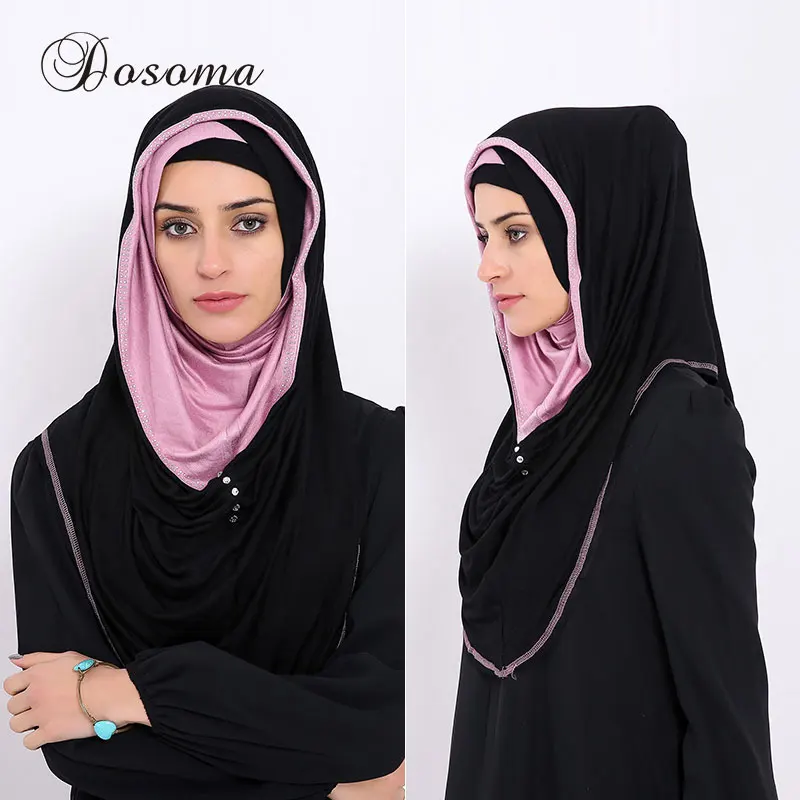 Мусульманин внутренний шарф хиджаб капот Кепки полное покрытие шляпа шаль