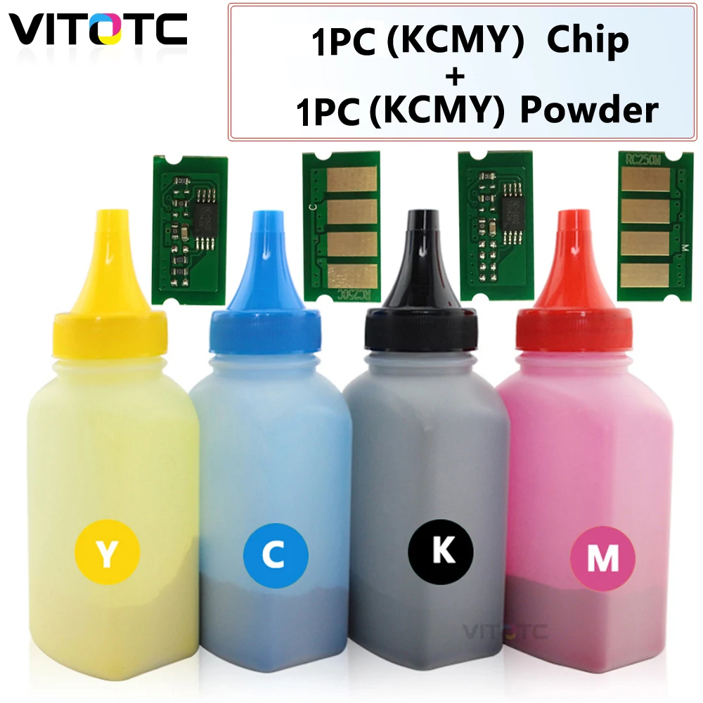 1 шт Тонер-порошок с чипом совместимый Ricoh SPC250 SPC250DN SPC250SF SP C250 C250DN C250SF