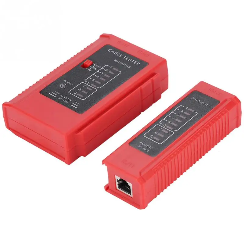 Тестер сетевого кабеля RJ45 и RJ11 инструмент для тестирования сети Ethernet LAN провода