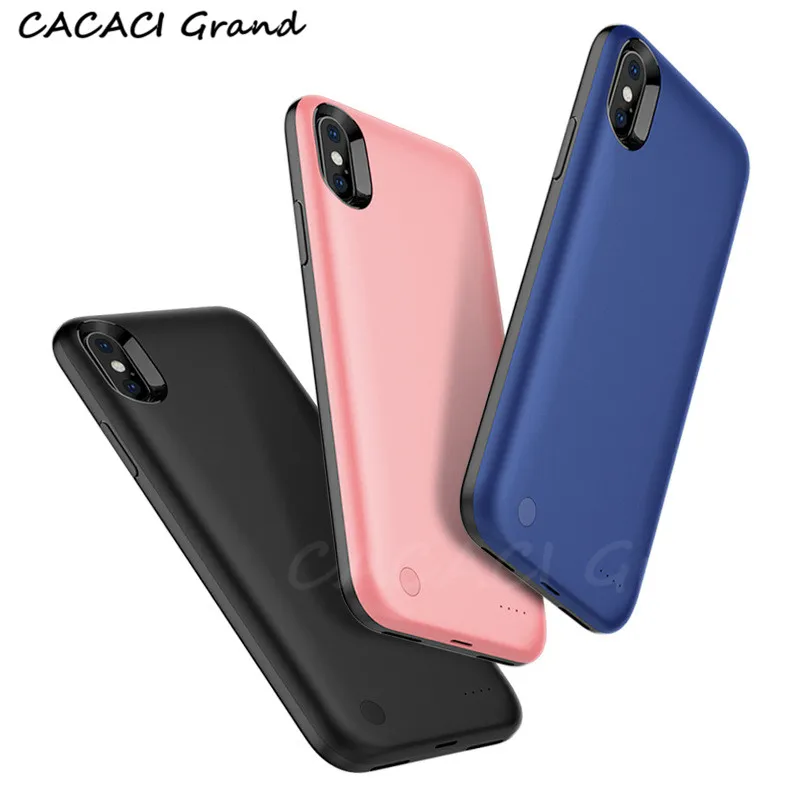 Чехол для зарядки аккумулятора для iPhone 6, 6 s plus, ультра тонкий внешний аккумулятор, запасное зарядное устройство для телефона, чехол для iPhone X, XS, 6, 6 s, 7, 8 Plus, чехол