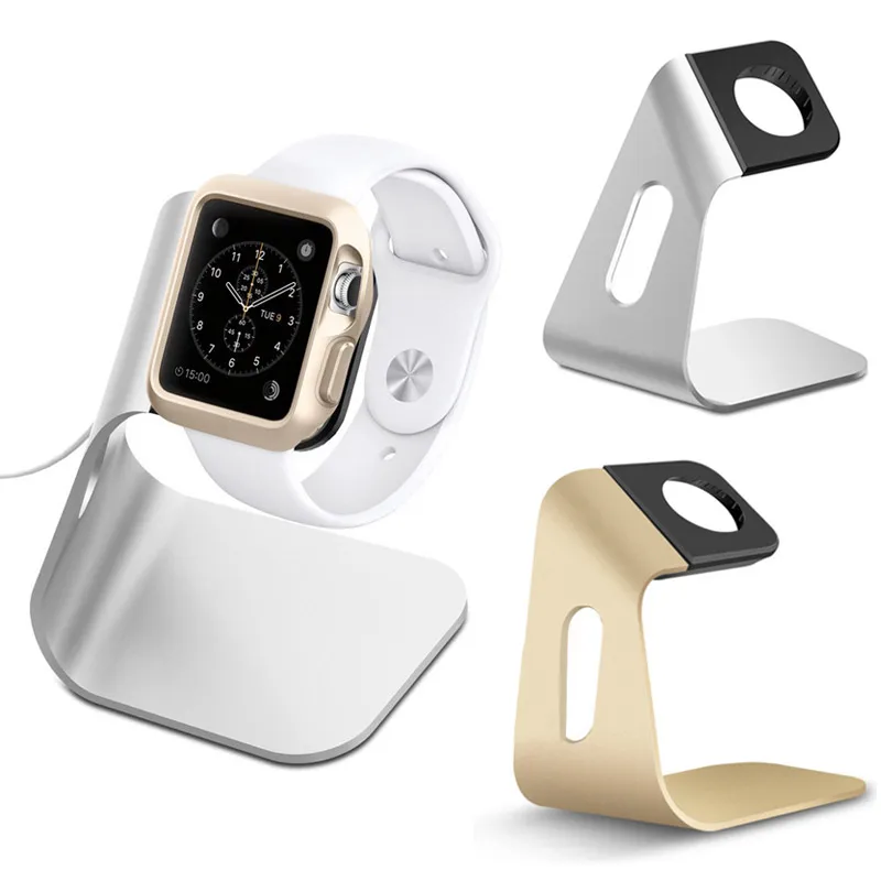 Универсальная зарядная док-станция для умных часов Apple Watch Series 1 2 3 алюминиевая