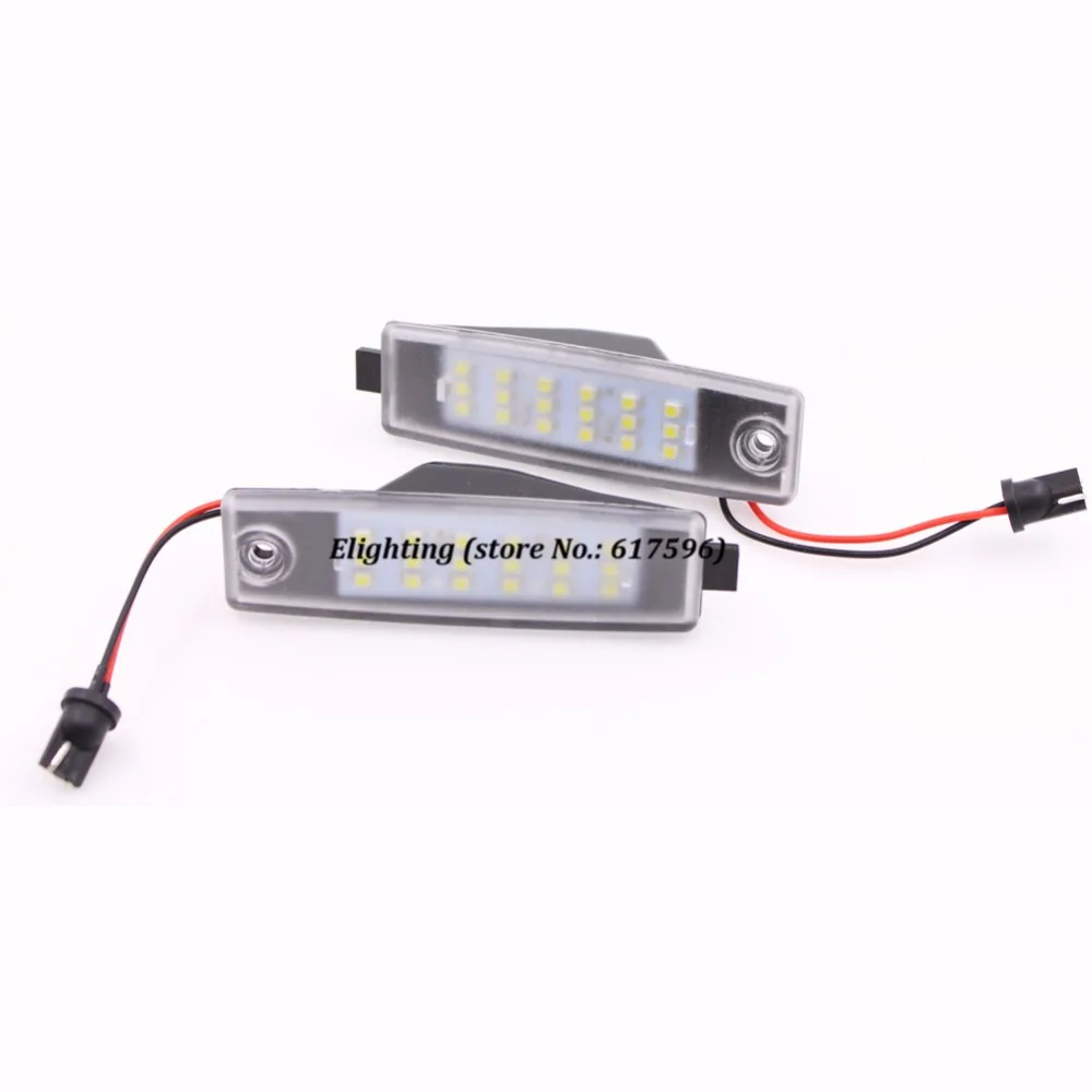 2 шт. светодиодные лампы для номерного знака TOYOTA Hiace S.B.V/Highlander/RAV4/Land Cruiser 200/Lexus