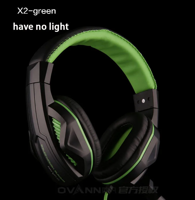 Игровой Гарнитуры На ухо Наушники Повязка с Микрофоном Микрофон PC Свет Бас