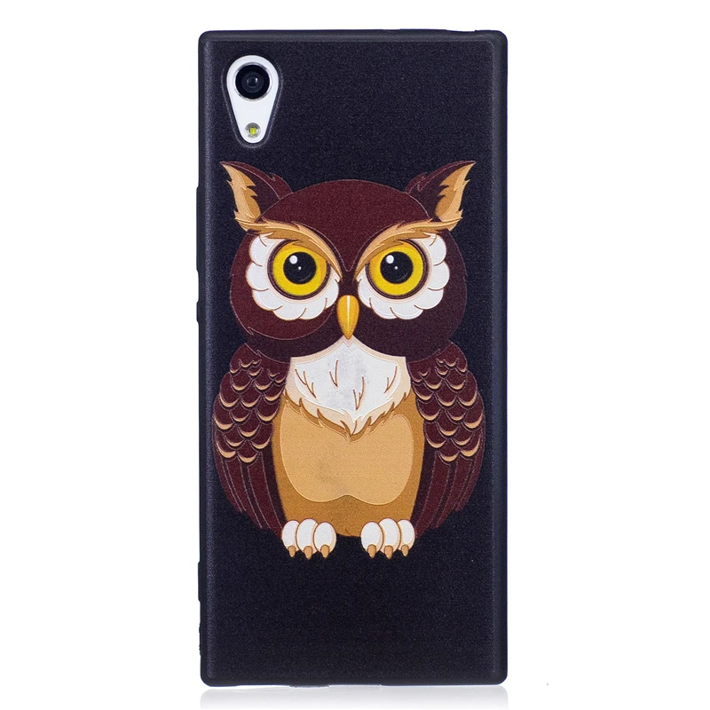 Coque красочные рельефный чехол для Sony Xperia xa1 g3121 задняя крышка g3112 случае телефон