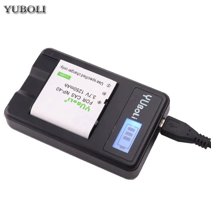Батарея NP-40 NP 40 NP40 Аккумулятор для камеры+ ЖК-Зарядное устройство USB для Casio EX-Z30/Z40/Z50/Z55/Z57/Z750 EX-P505/P600/P700 PM200