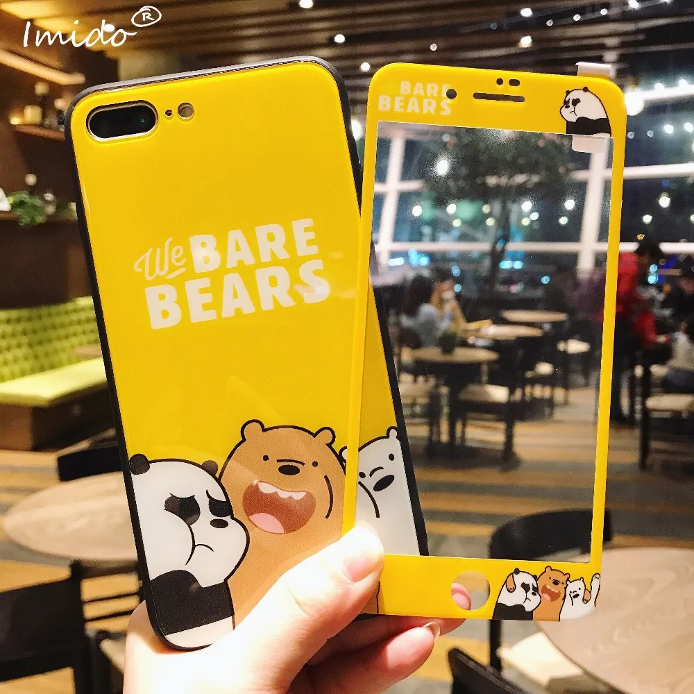 Горячая продажа панели телефона с рисунком + протектор экрана для IPhone X 6 S 7 8 Plus iPhone