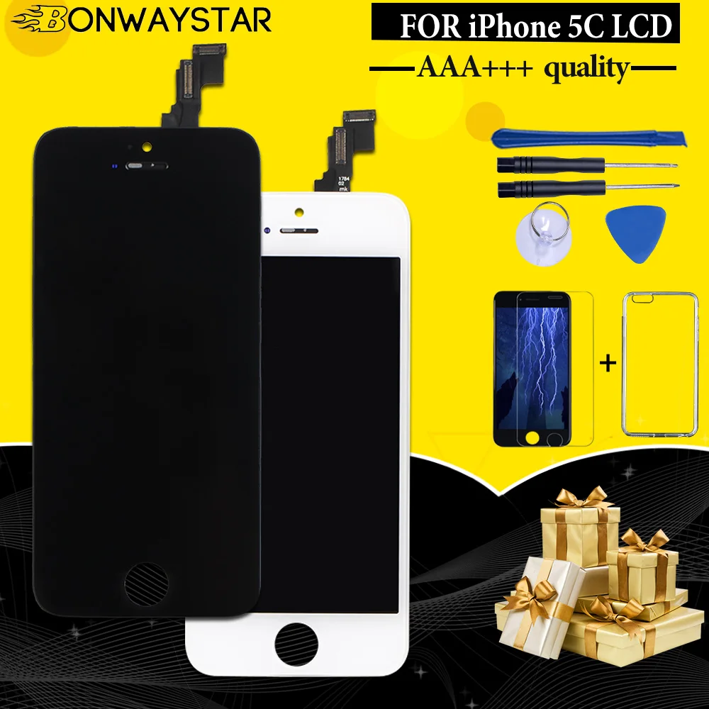 Сменный сенсорный ЖК-экран для iPhone 5C A1456 A1507 A1532 A1529 A1516 | Мобильные телефоны и