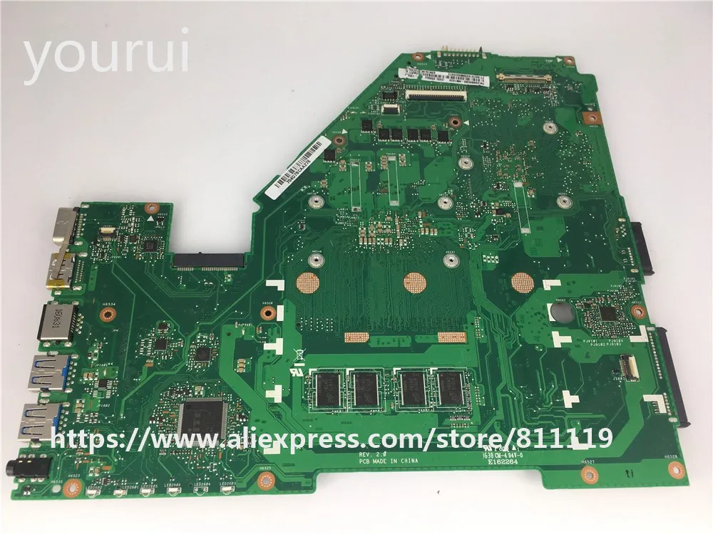 Yourui X550IU 4 Гб Оперативная память FX-9830P Процессор материнская плата для ноутбука ASUS