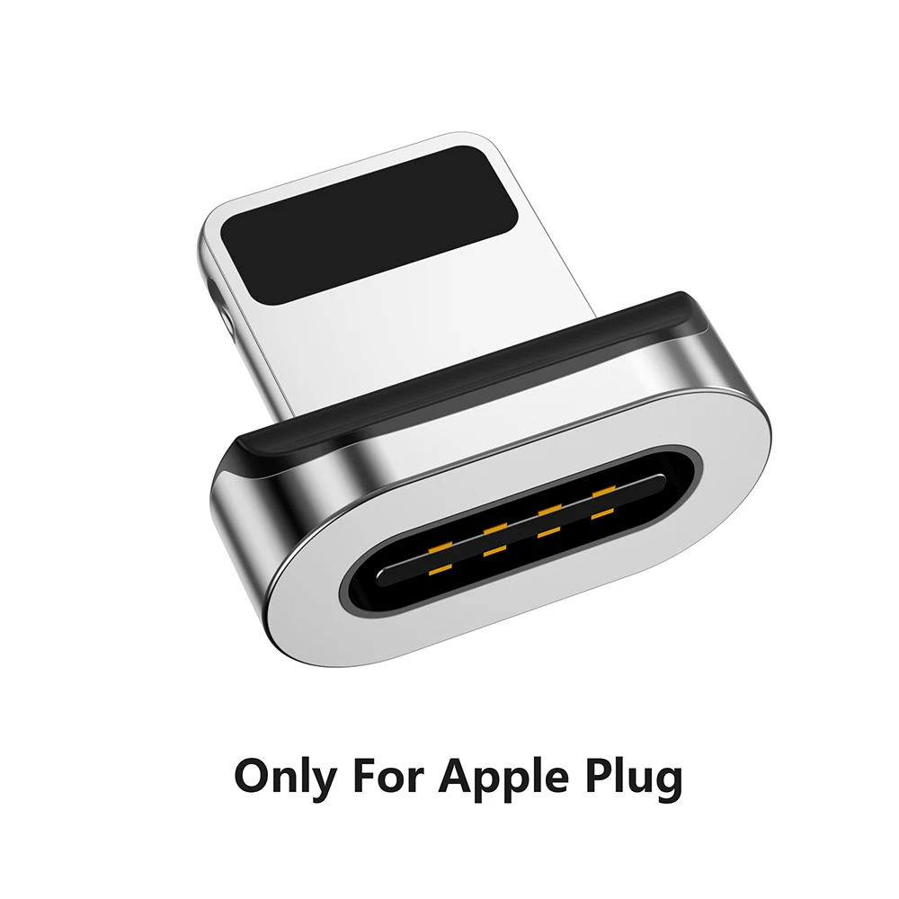 Магнитный кабель MANTIS 3A для Iphone Xs Max Xr X 8 7 6 6s 5 5S Se Ipad Mini Quick Charge 3,0 светодиодный Usb кабель провод для быстрой зарядки - Цвет: Only Plug for iphone