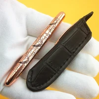 6 colors luxury mini cute crocodile ballpoint pen stationery office business portable metal writing gift set pens with pen case