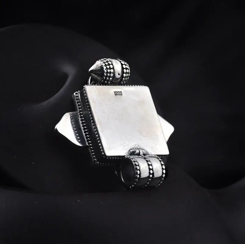 S925 Стерлинговое Серебро тибетская шестисимвольная мантра может открыть