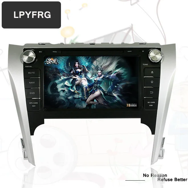 Автомагнитола 8 дюймов 2din ядер android 10 DVD GPS навигация для Toyota Camry 2012 2013 2014 2015|car dvd gps