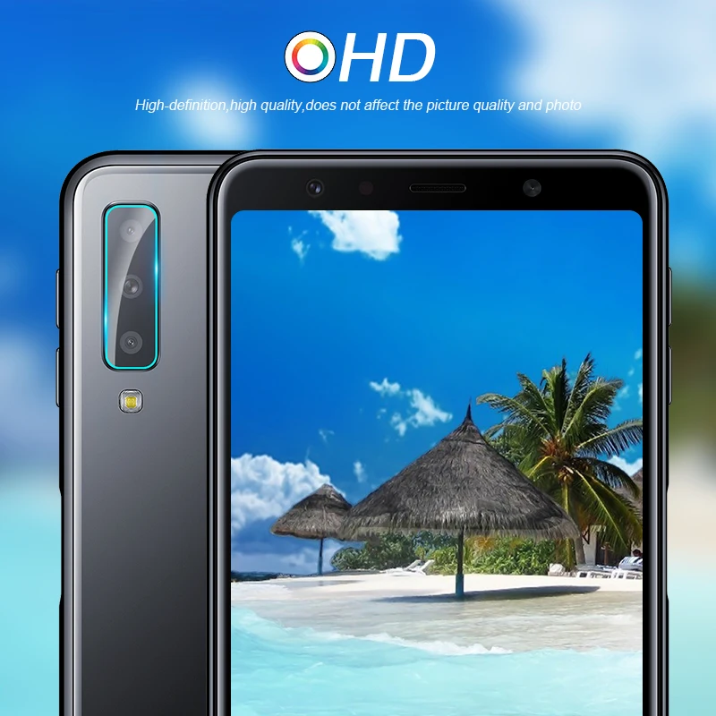 Закаленное стекло для объектива камеры 2 шт./лот Samsung Galaxy A9 A8 A6 Plus A7 2018 A9S A8S A6S Star Lite