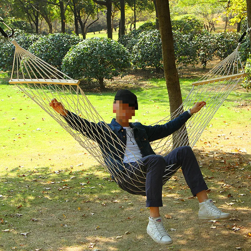 Открытый гамак домашние качели для фасовкиь деревянной палочкой трансграничной