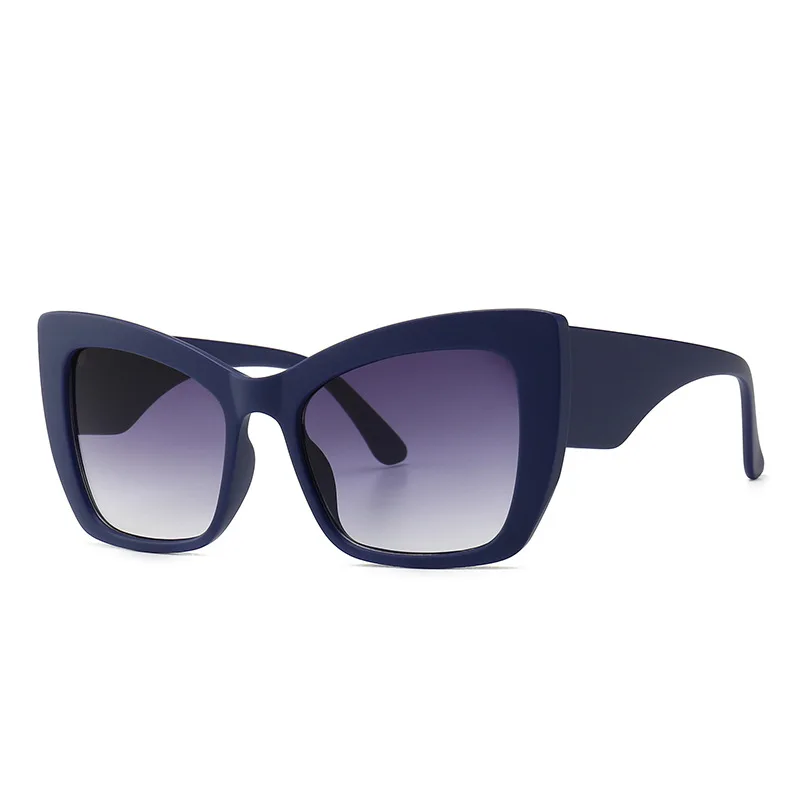 2019 женские солнцезащитные очки в стиле ретро форме кошачьих глаз крупной оправе