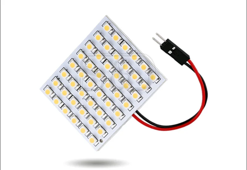 48 SMD теплый белый панельный светодиодный автомобиль T10 BA9S купольная Гирлянда для интерьера лампа для w5w c5w t4w светодиодные лампы авто лампа 12V