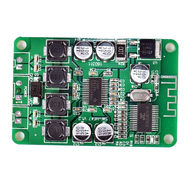 Lusya 2x15 Вт TDA3110 Bluetooth V2.1 Аудио приемник усилитель плата модуль DC 10 в 25 с интерфейсом