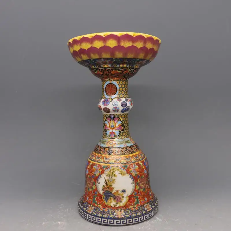 Эмалированный подсвечник Jingdezhen Qing Yong Zheng старые антикварные фарфоровые