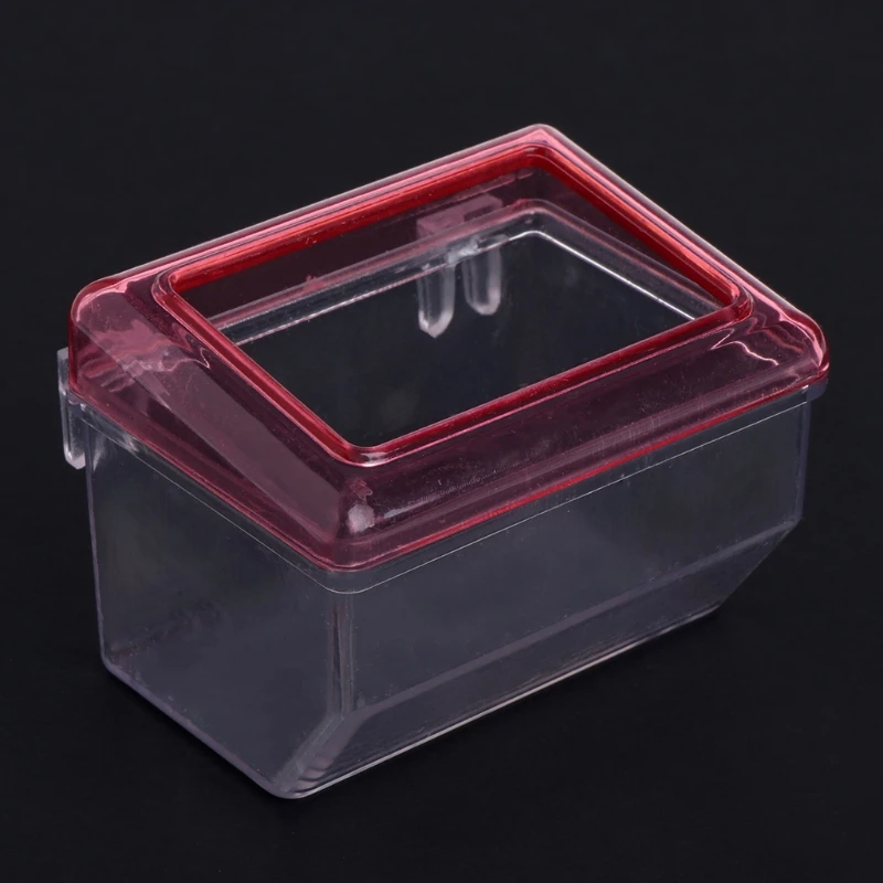 Кормушка для птиц акриловая прозрачная анти проливающаяся подвешивающая клетка