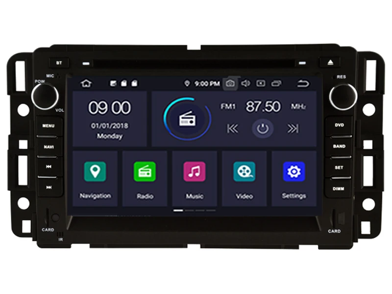 Android 10 1 ''Автомобильный DVD плеер для GMC YUKON пригородный Тахо ACADIA gps спутниковой