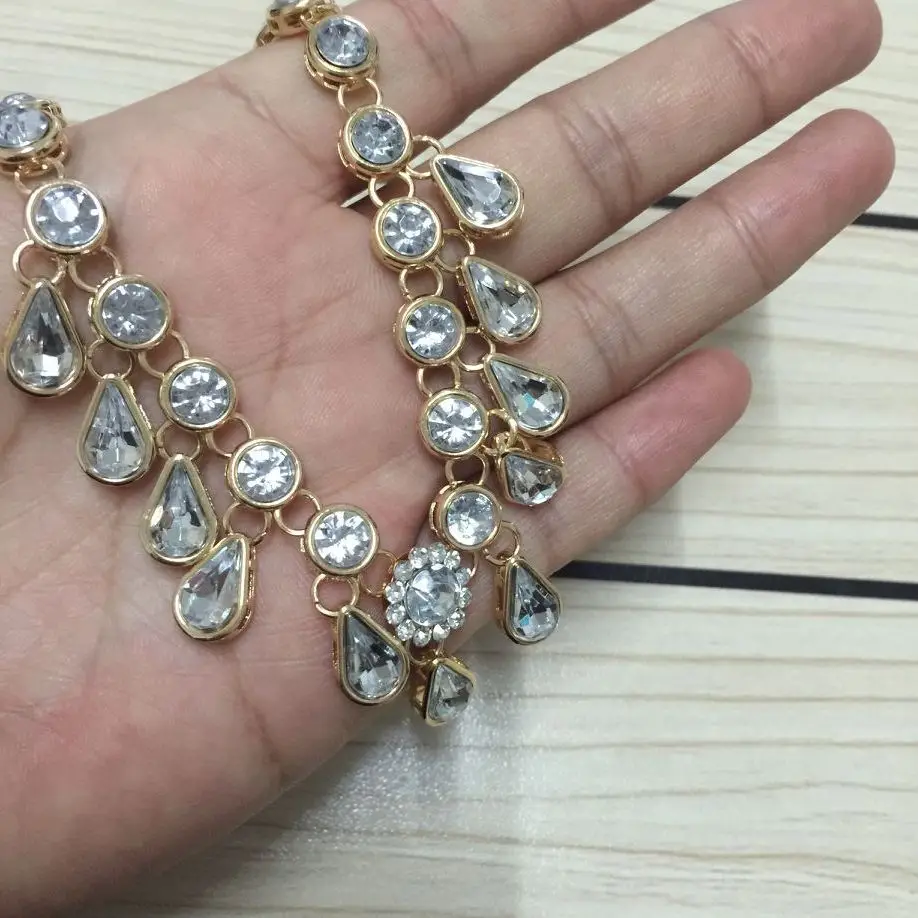 Новый стиль Kundan Panji вечерние свадебные Цепочки и ожерелья|Колье| |
