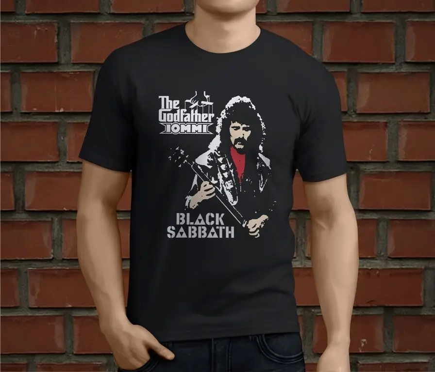 Классные Футболки для продажи людей Hot Тони Айомми Black Sabbath Крестный отец рок