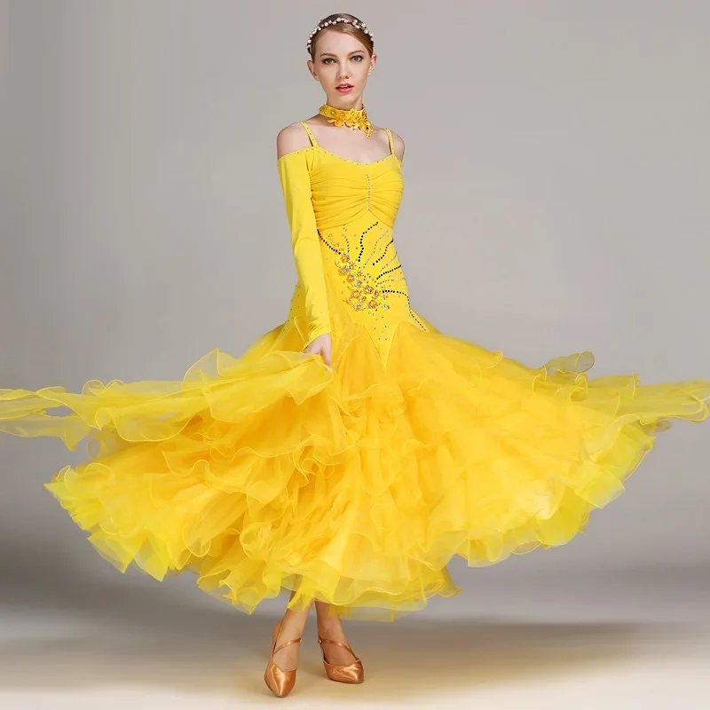Платья для конкурса бальных танцев танцевальные Бальные платья вальса