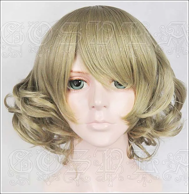 Аниме Final Fantasy XV Синди Аурум парики для косплея короткие волнистые термостойкие