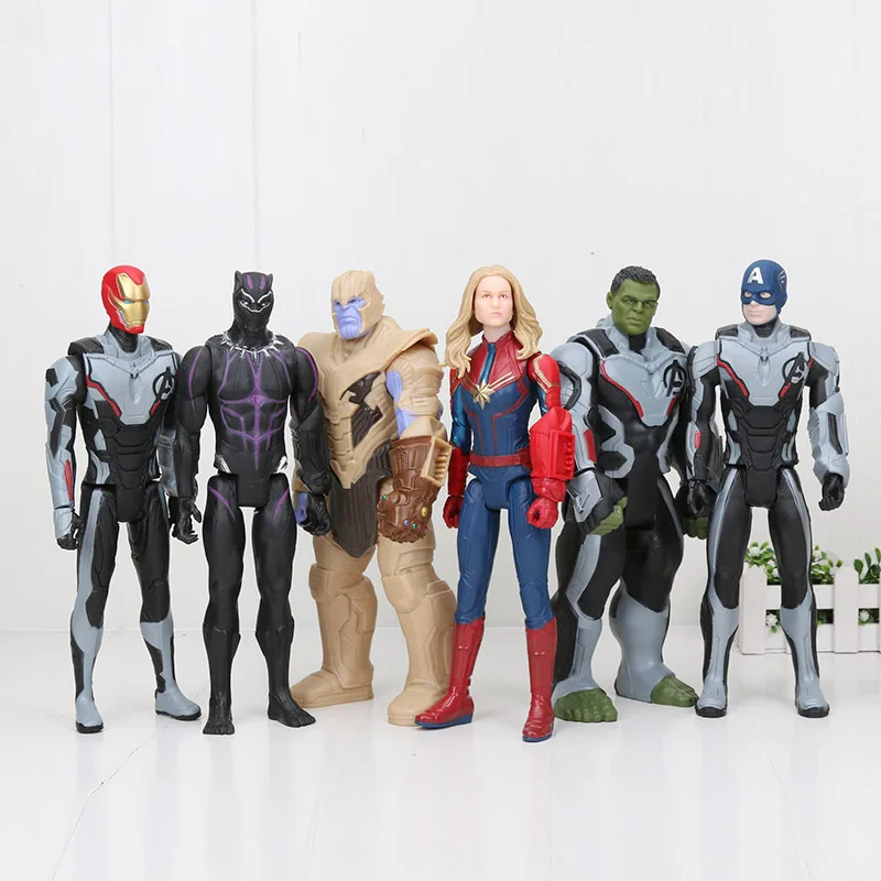 Marvel Мстители 4 Endgame Antman Ронин Железный человек Тор Капитан Марвел Халк Титан герой серии фигурка игрушка