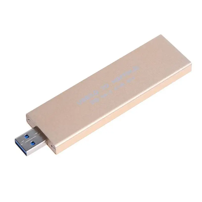 Алюминиевый сплав USB 3,0 к M.2 SSD USB3.0 к NGFF B Ключ SSD мобильный жесткий диск коробка внешний адаптер m2 для 2242 2260 2280