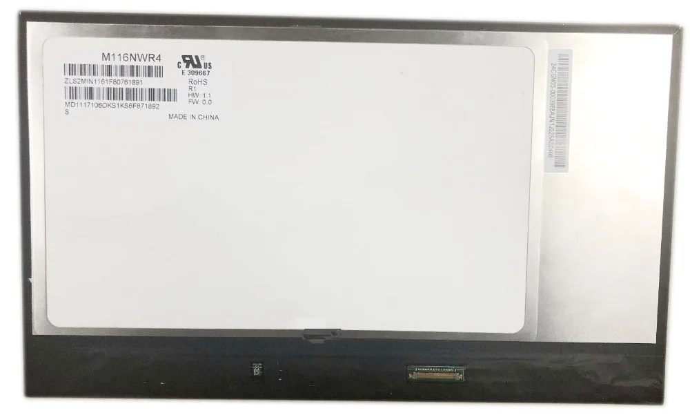 

11,6 "HD eDP 30 PIN M116NWR4 R1 для Asus Transformer Book Flip LED замена панели ЖК-экрана