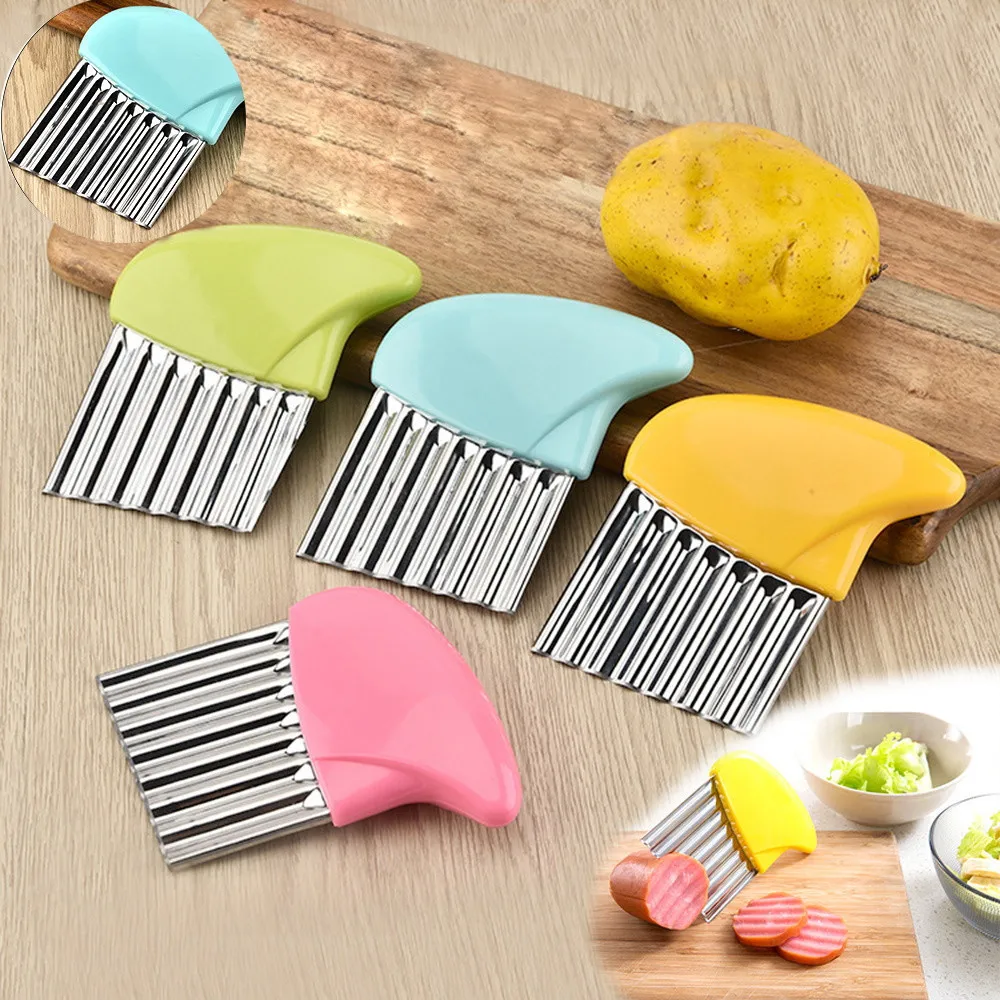 Dropshipping Wave onion potato slices wrinkled french fries salad corrugated cutting chopped | Дом и сад