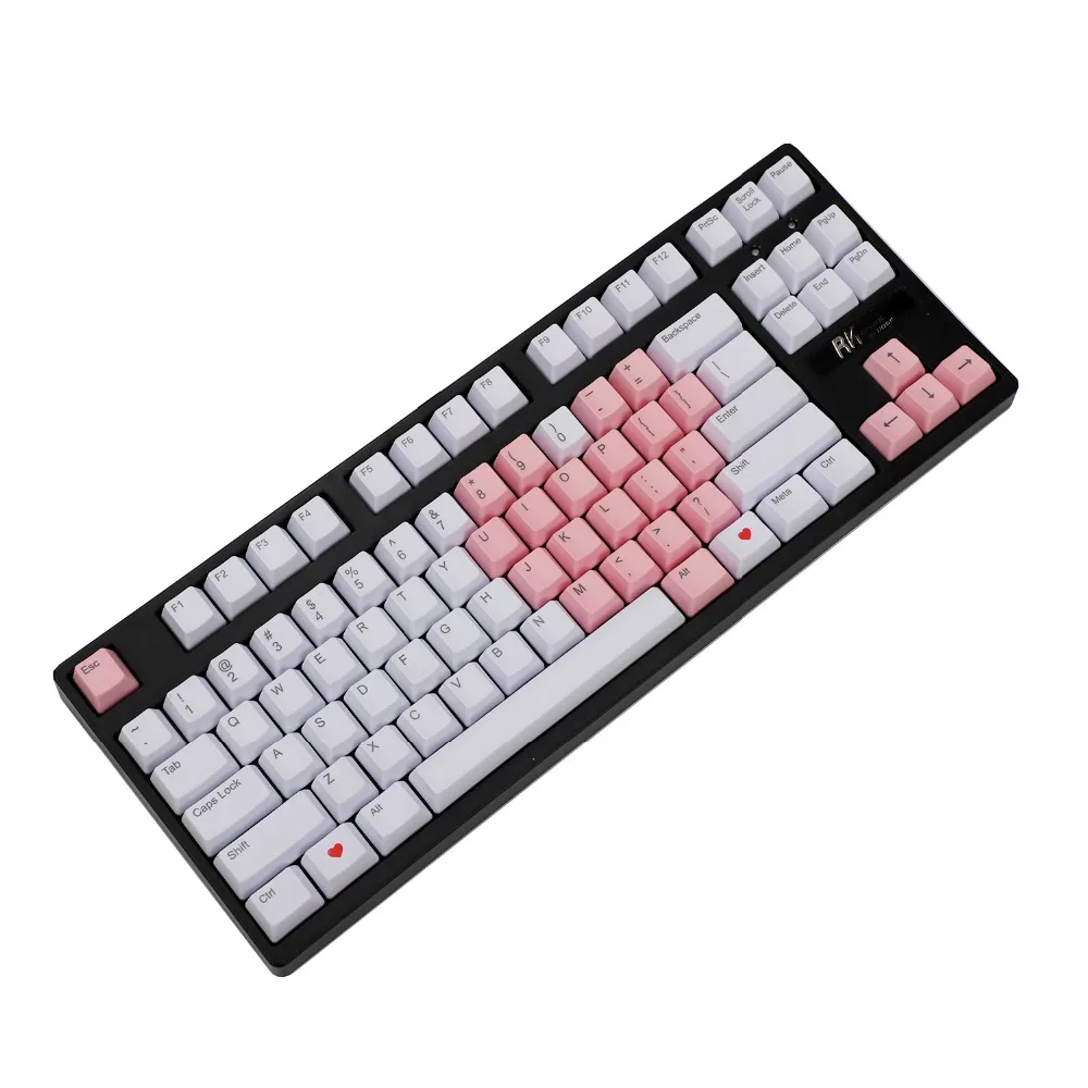 YMDK 87 61 клавиши OEM профиль любящее сердце любовь для ANSI ISO TKL MX | Клавиатуры -32922077103