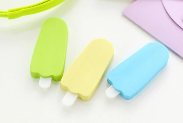 1 шт. новый высококачественный милый ластик для мороженого школьные резинки