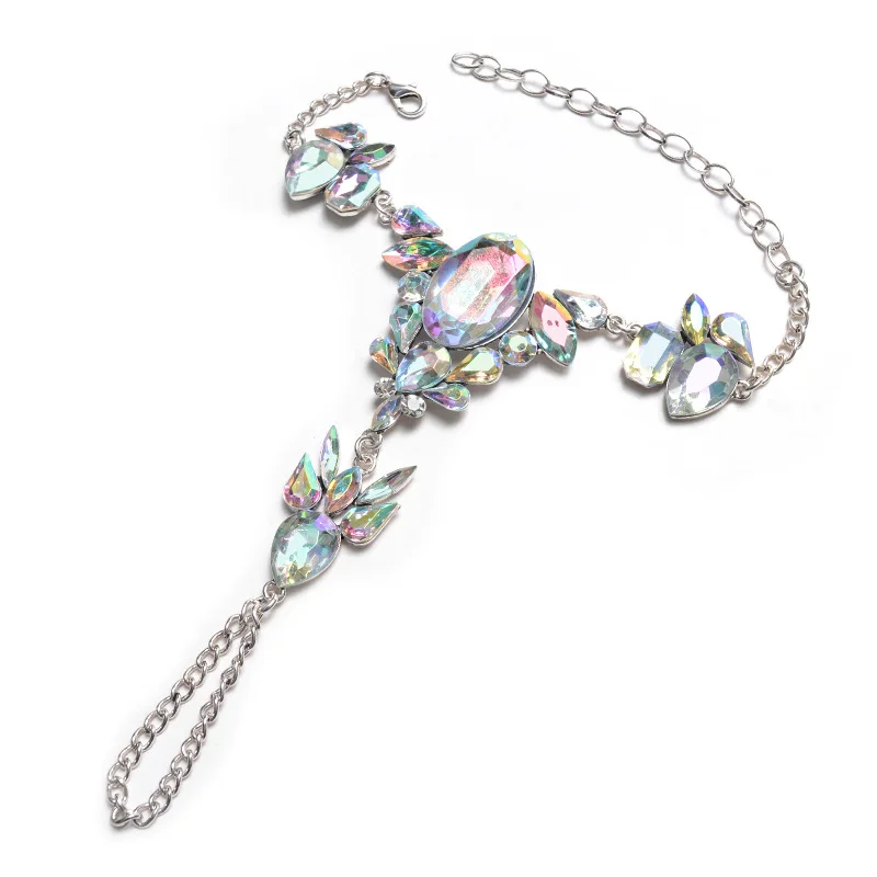 1 шт. модные летние хрустальные стразы ножной браслет пляжные макси браслеты на